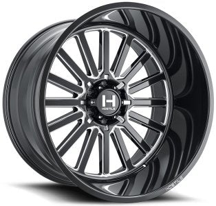 20x12 Hostile H127 Titan Blade Cut (5 & 6 Lug) (* May Require Trimming) 6x5.5/139.7 -44mm