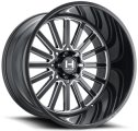 20x12 Hostile H127 Titan Blade Cut (5 & 6 Lug) (* May Require Trimming) 6x5.5/139.7 -44mm