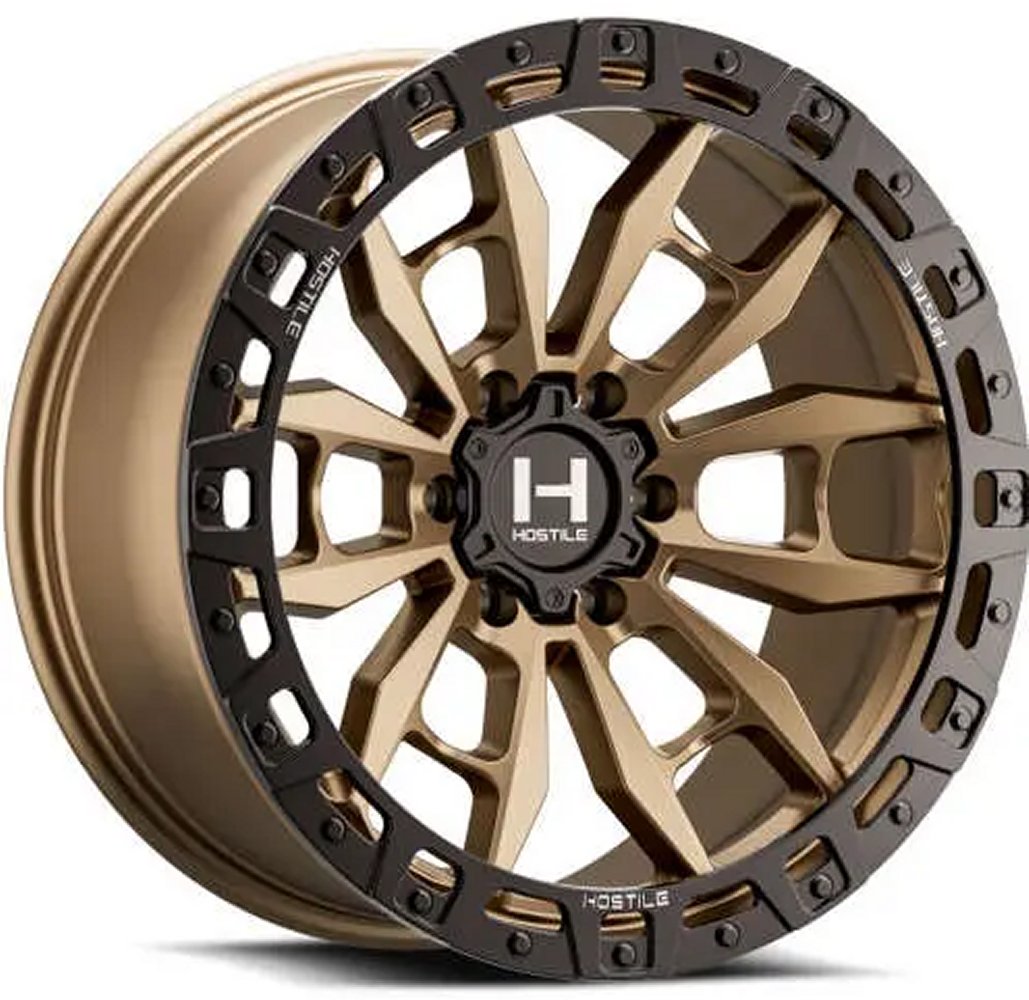 17x9 Hostile H130 Crandon Bronze 6x5.5/139.7 0mm