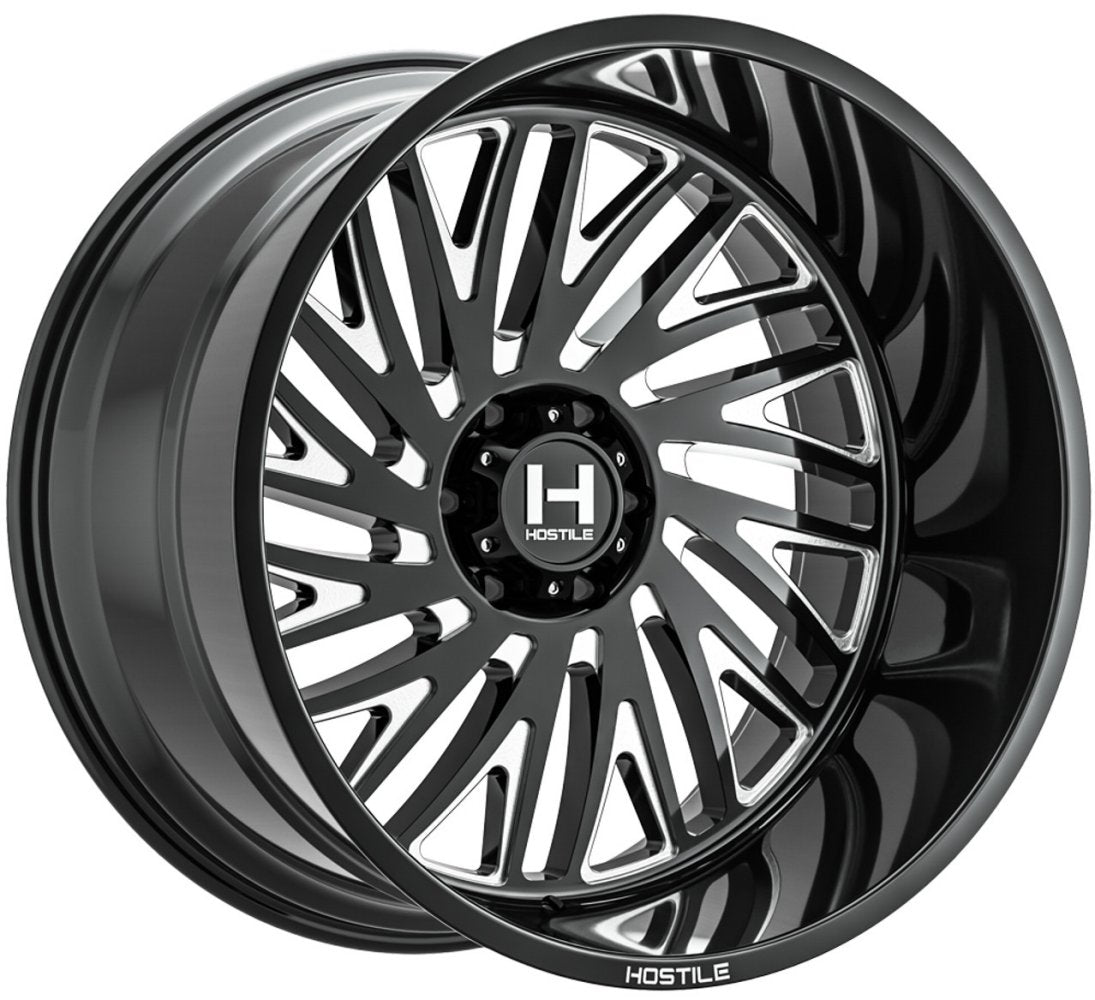 20x12 Hostile H131 Syclone Blade Cut (6 Lug) (* May Require Trimming) 6x5.5/139.7 -44mm - Flex Offroad
