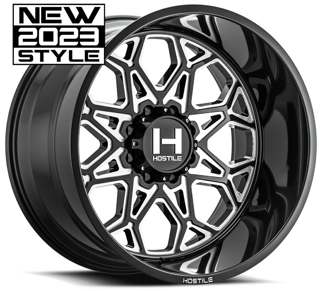 22x12 Hostile H132 Anvil Blade Cut (8 Lug) (* May Require Trimming) 8x170 -44mm - Flex Offroad