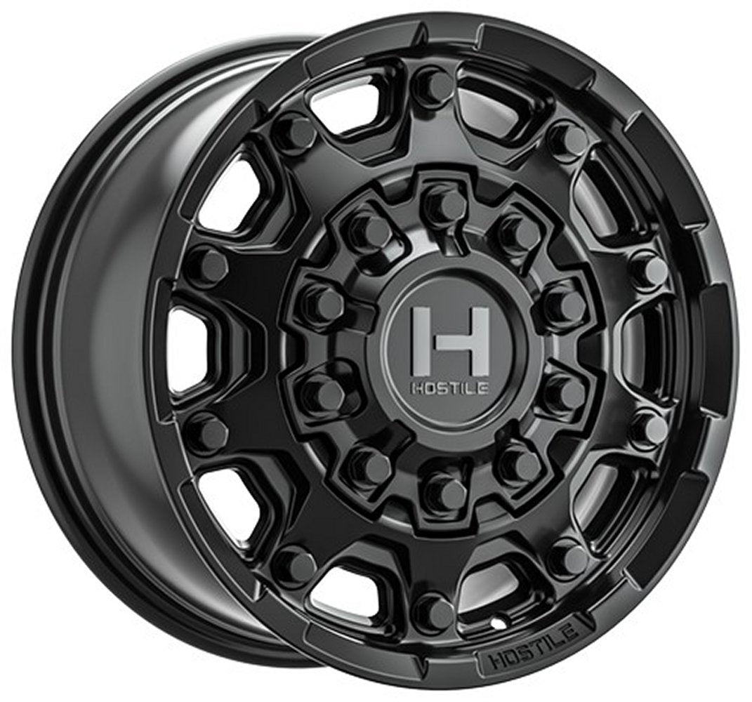 18x9.5 Hostile H134 Condor Asphalt (8 Lug) 8x6.5/165 8x170 -18mm
