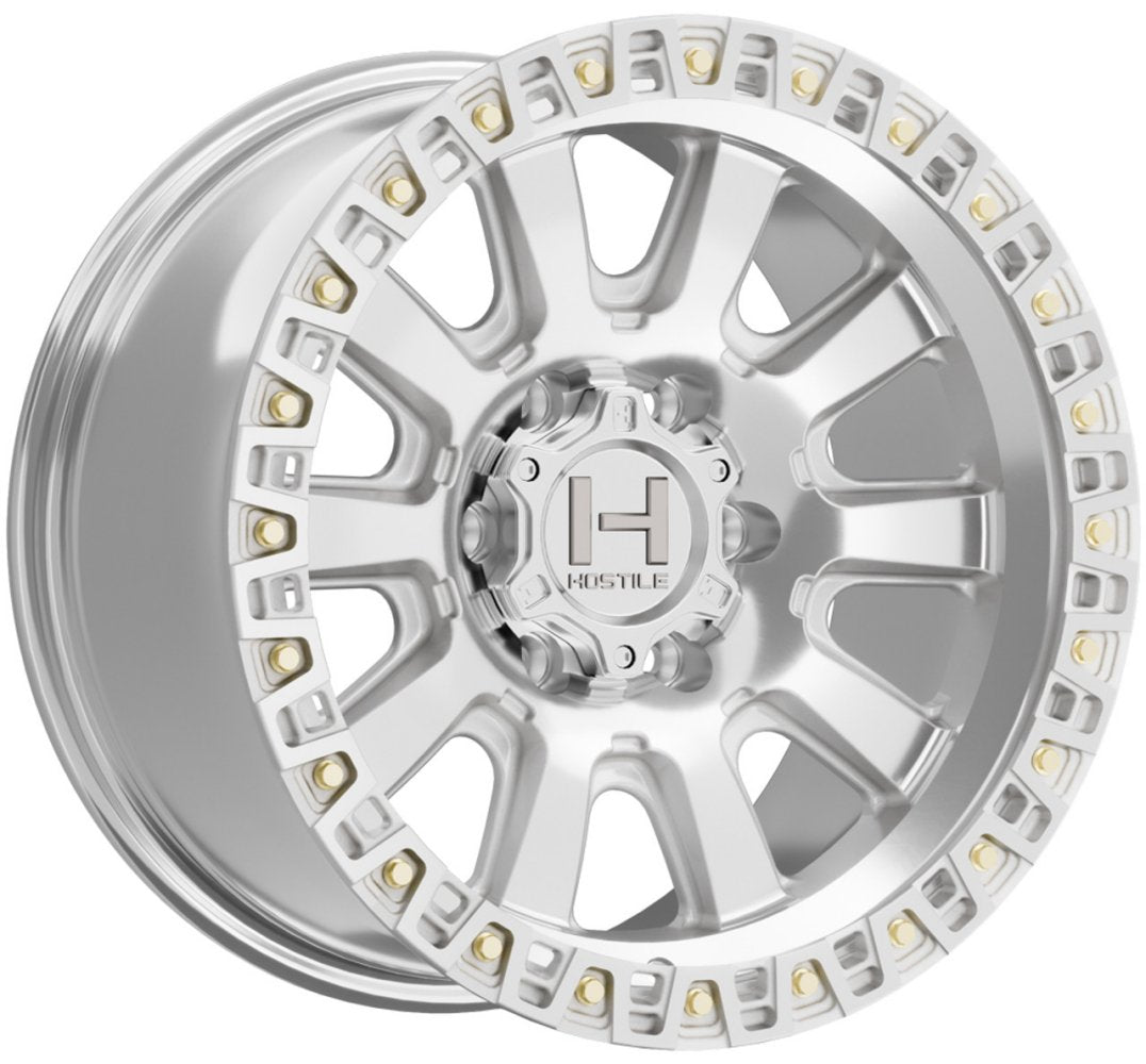 17x9 Hostile H138 Crawler Machined 5x5/127 -12mm - Flex Offroad