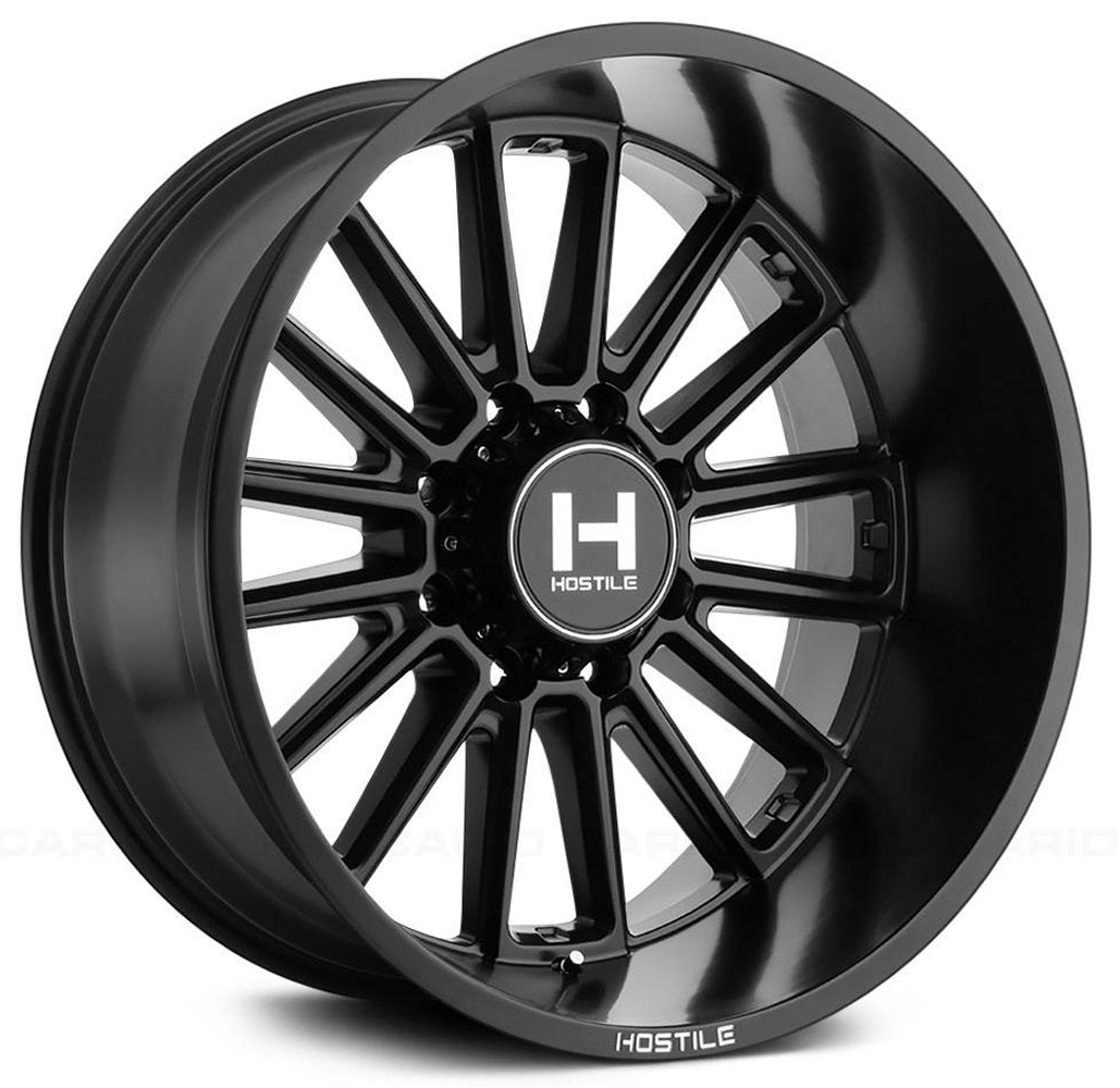 22X12 Hostile H115 Predator Asphalt (* May Require Trimming) 6x5.5/139.7 -44mm