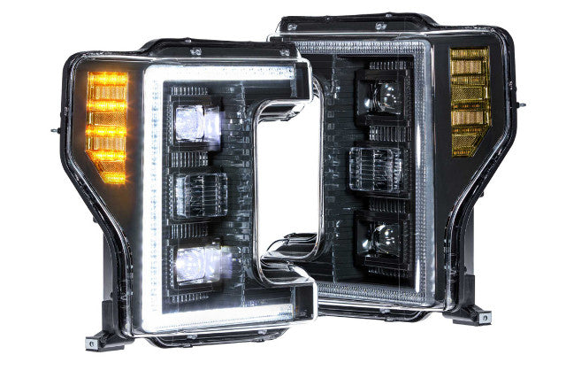 Morimoto XB Hybrid LED Headlights: Ford Super Duty (17-19) (Pair / ASM) LF554 - Flex Offroad