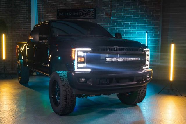 Morimoto XB Hybrid LED Headlights: Ford Super Duty (17-19) (Pair / ASM) LF554