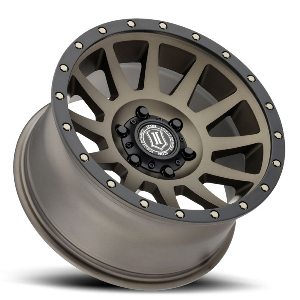(Special Pricing) 17x8.5 ICON Compression Bronze (6 Lug) 6x135 6mm