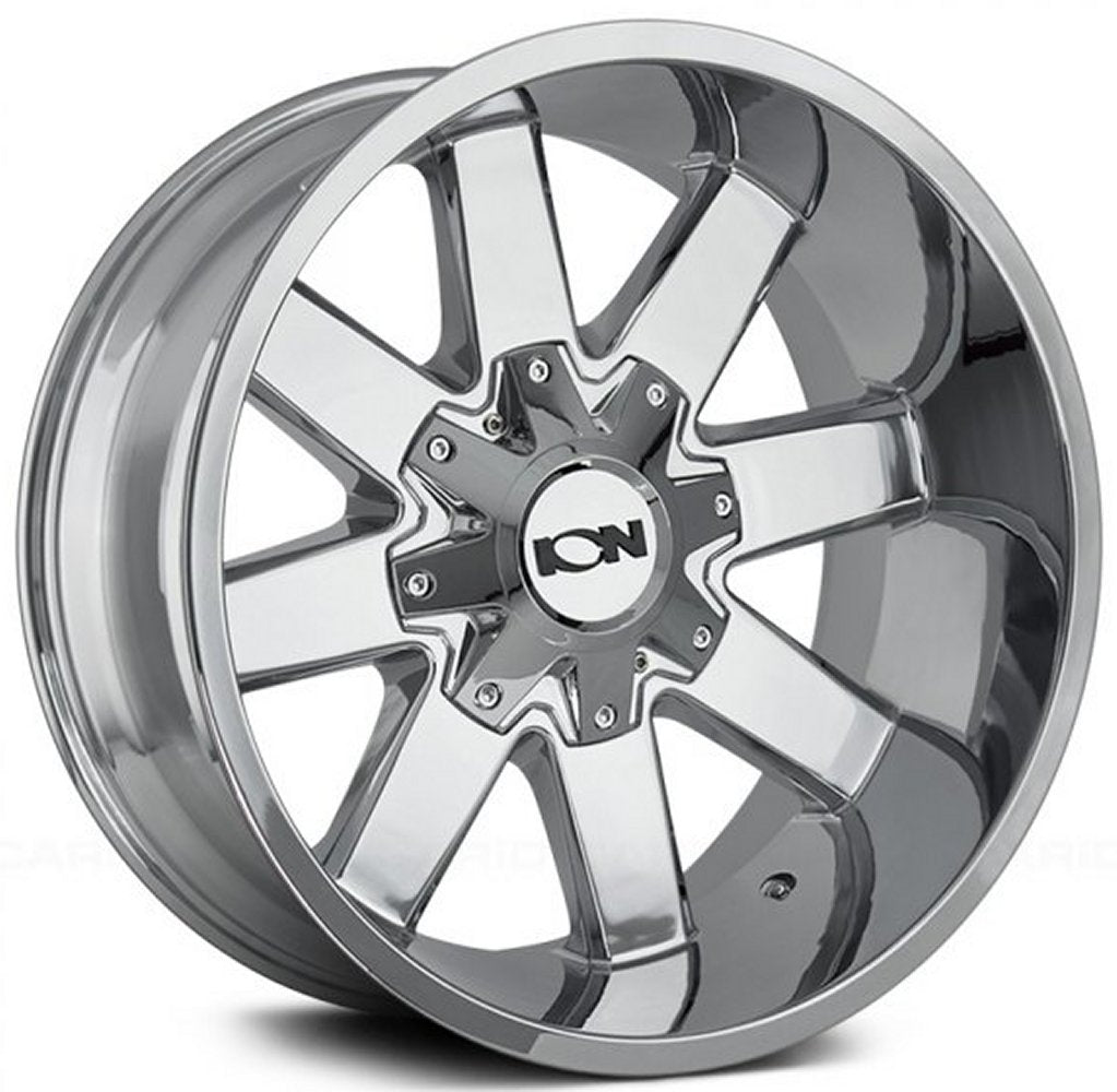 20x12 ION Alloy 141 Chrome (* May Require Trimming) 6x135 6x5.5/139.7 -44mm - Flex Offroad