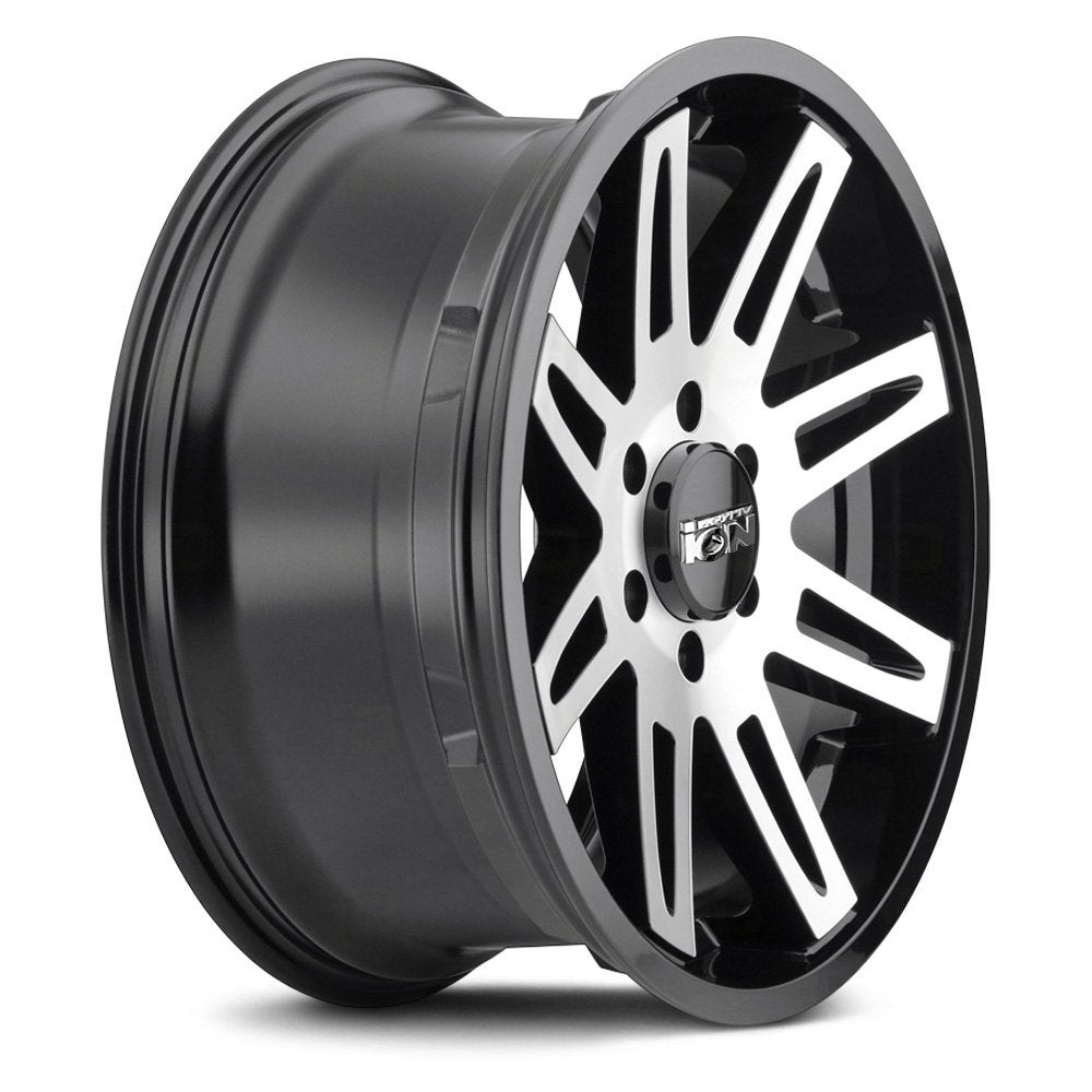 17x9 ION Alloy 142 Satin Black w/ Machined Face 5x5/127 -12mm - Flex Offroad