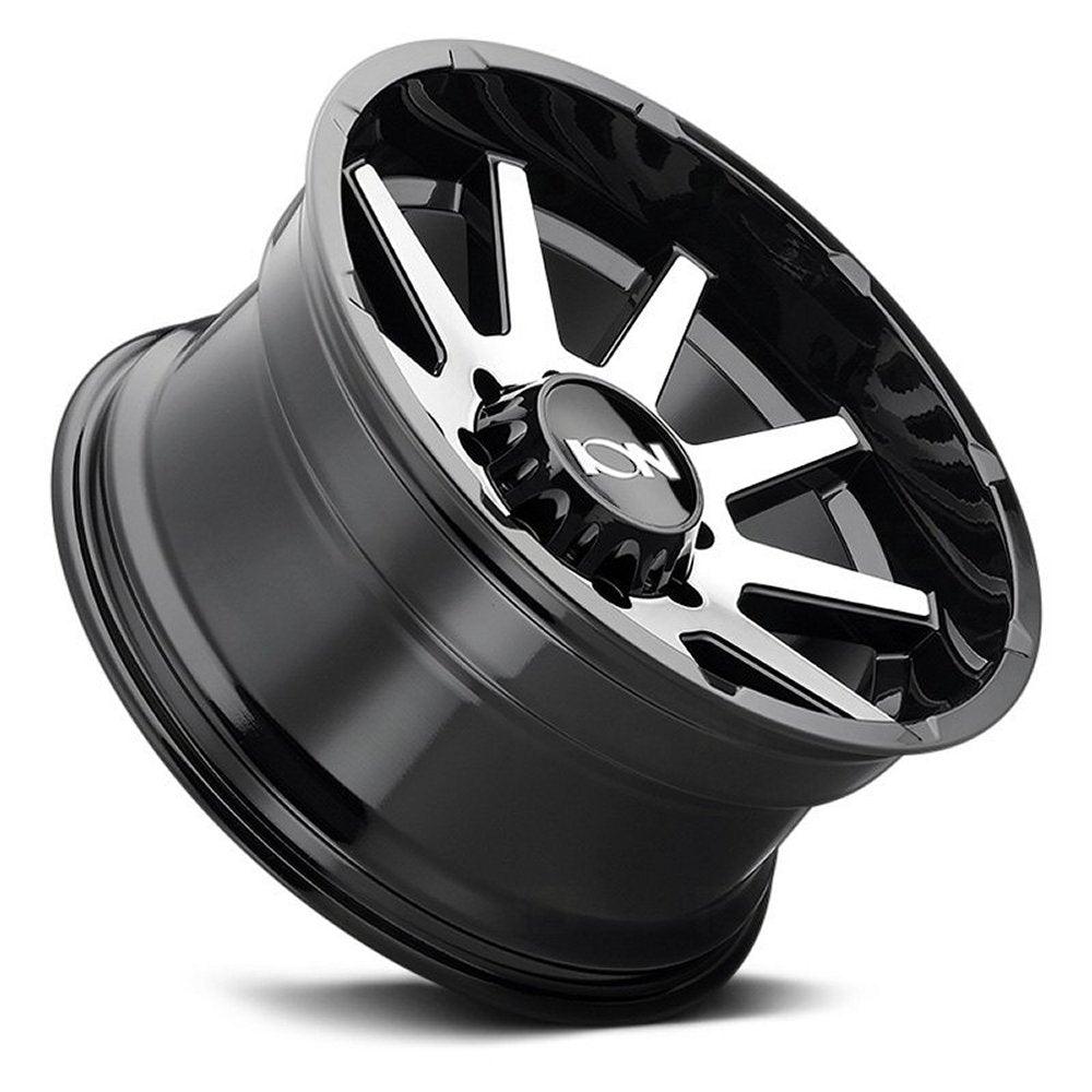 17x9 ION Alloy 143 Gloss Black w/ Machined Face 8x170 -12mm - Flex Offroad