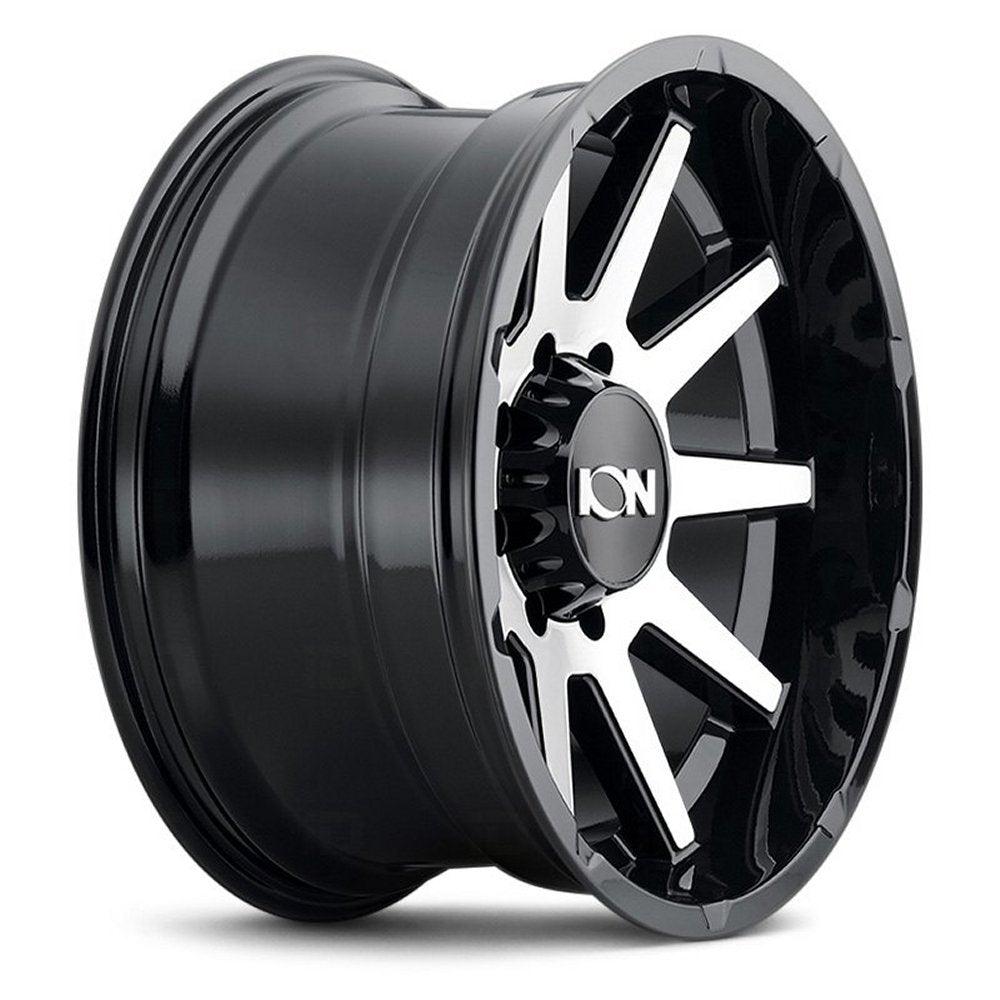 17x9 ION Alloy 143 Gloss Black w/ Machined Face 8x170 -12mm - Flex Offroad