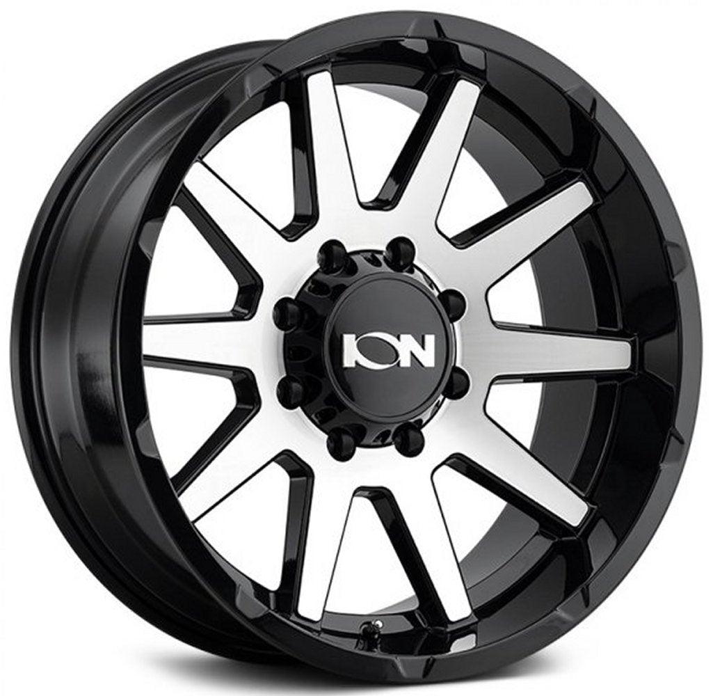 17x9 ION Alloy 143 Gloss Black w/ Machined Face 8x170 -12mm - Flex Offroad