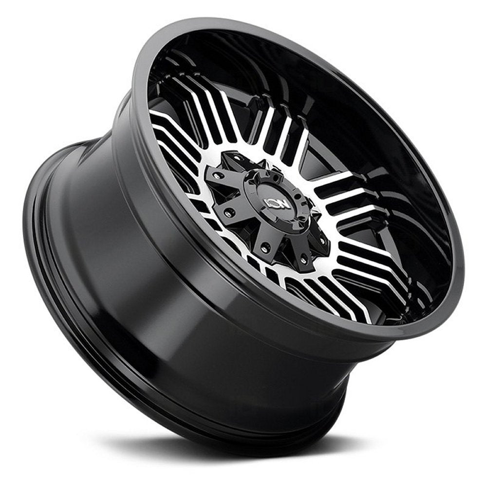 17x9 ION Alloy 144 Satin Black w/ Machined Face 6x135 6x5.5/139.7 -12mm - Flex Offroad