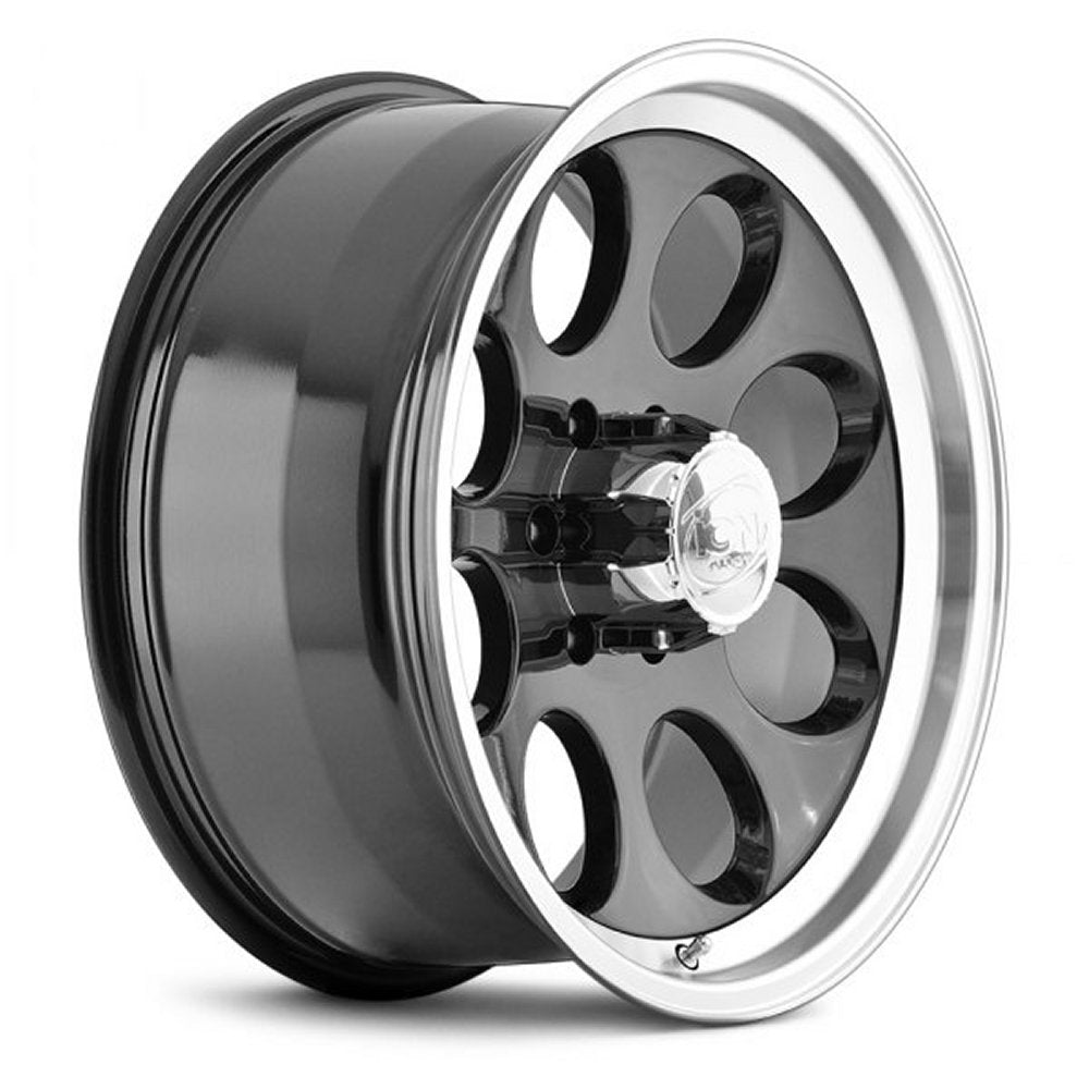 17x9 ION Alloy 171 Gloss Black w/ Machined Lip 5x5.5/139.7 0mm - Flex Offroad