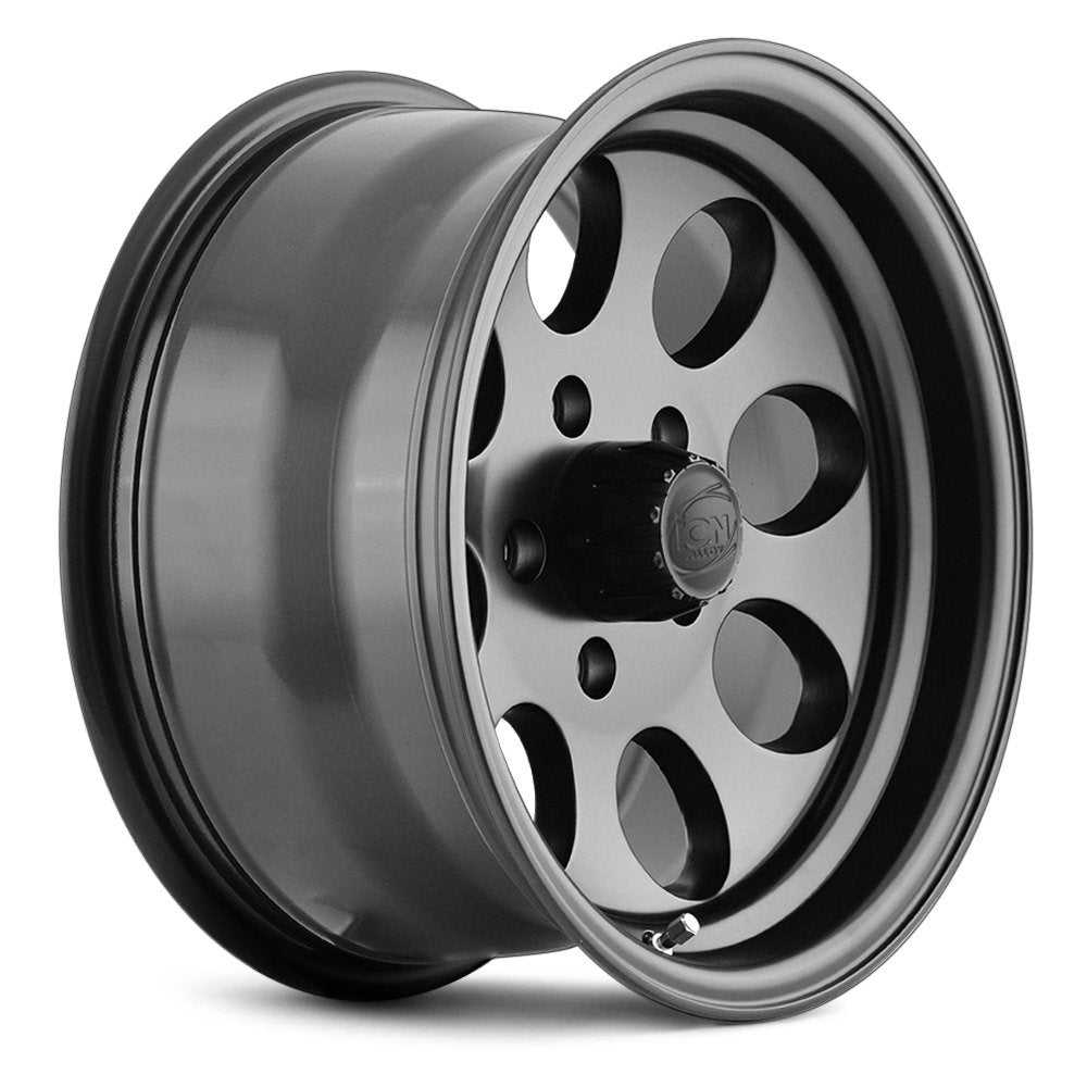 16x8 ION Alloy 171 Matte Black 5x4.5/114.3 -5mm - Flex Offroad