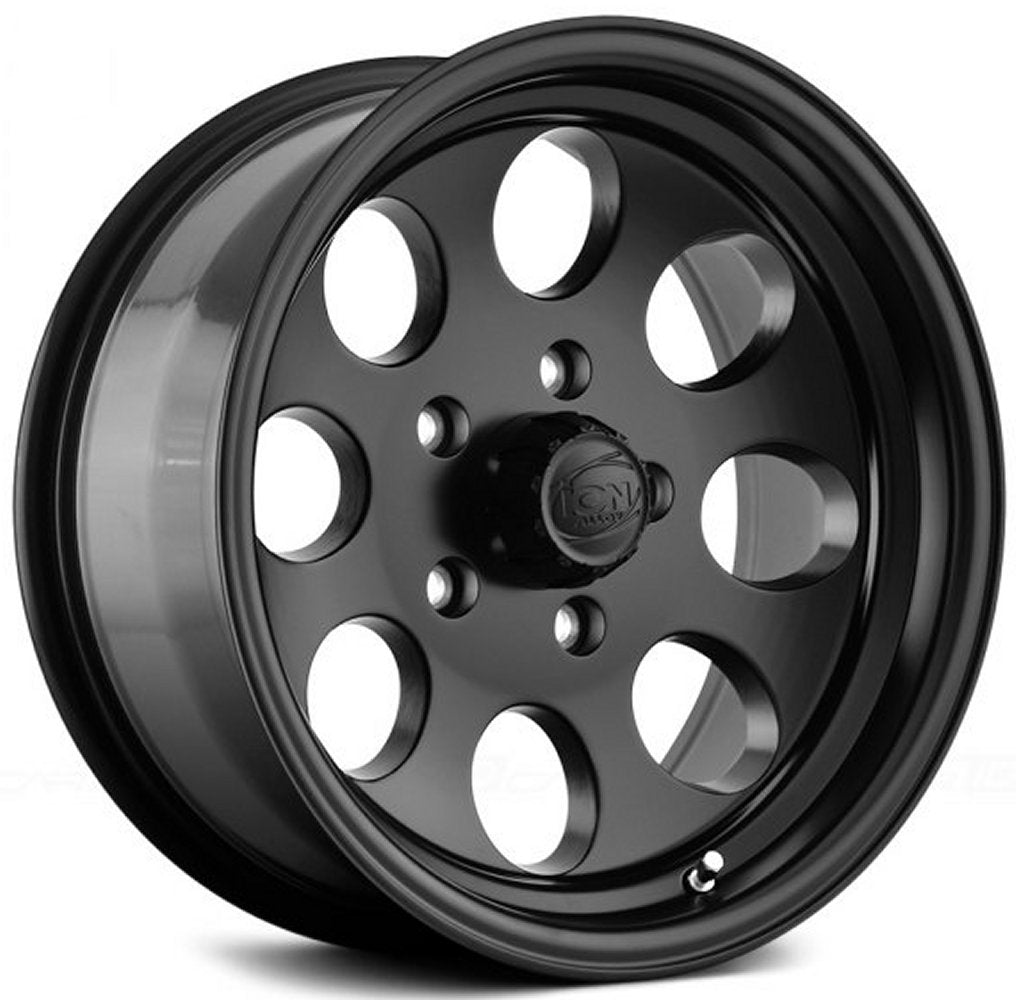 (Clearance - No Returns) 15x8 ION Alloy 171 Matte Black 6x5.5/139.7 -27mm
