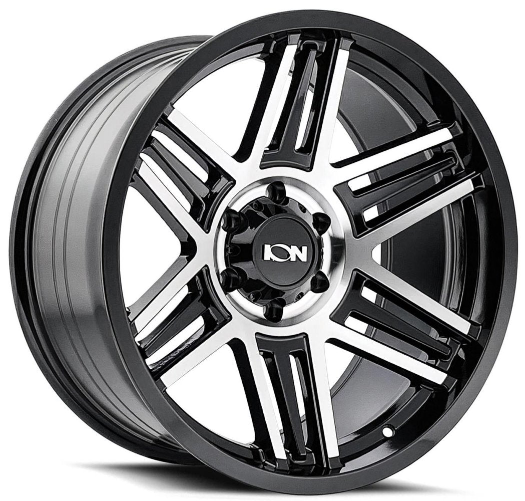 17x9 ION Alloy 147 Gloss Black Machined 8x180 0mm - Flex Offroad
