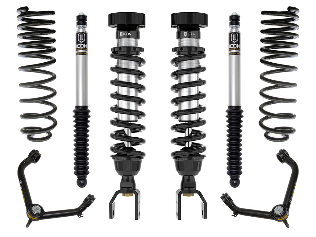 ICON 2019-2023 Ram 1500, 2-3" Lift, Stage 2 Suspension System, Tubular UCA k213112t