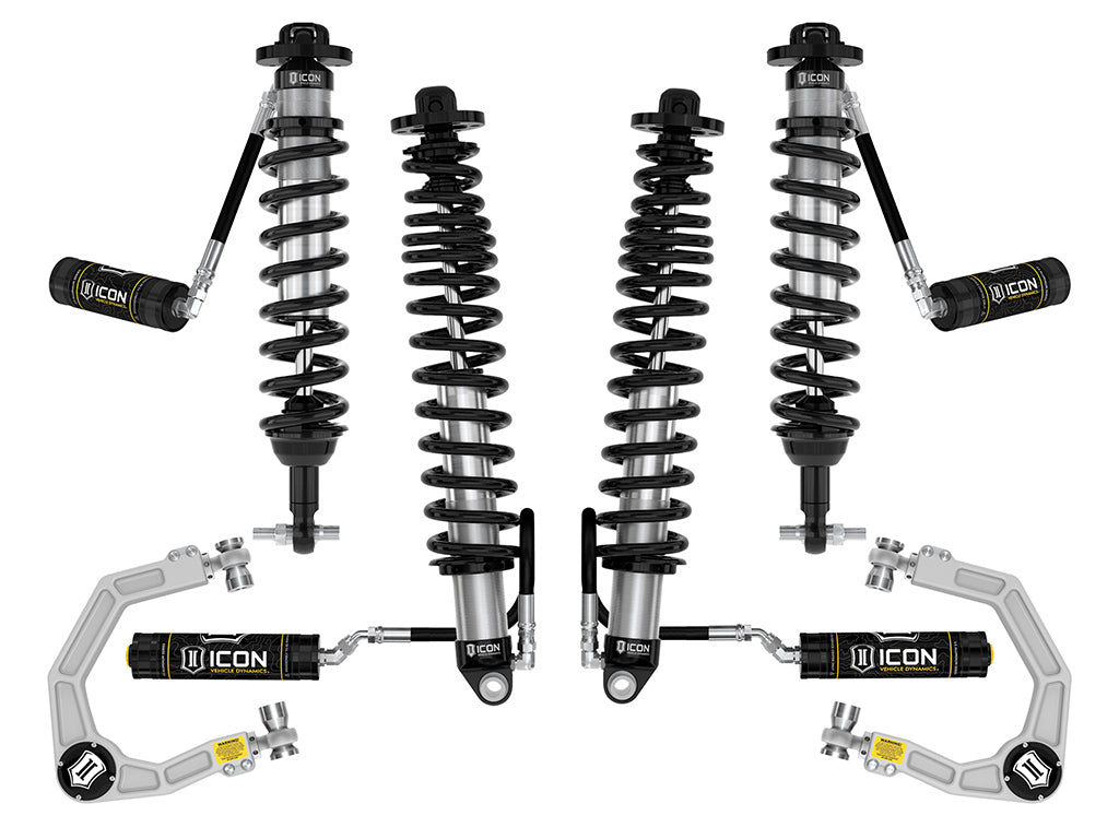 ICON 2021-2023 Ford Bronco, Sasquatch, 2-3" Lift, Stage 4 Suspension System, Billet, Heavy Rate Rear Spring k40014x