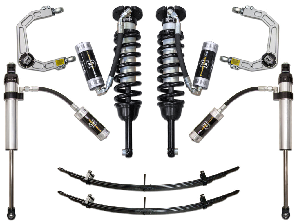 ICON 2005-2015 Toyota Tacoma 0-3.5" Lift/2016-2023 Tacoma 0-2.75" Lift, Stage 5 Suspension System, Billet UCA k53005