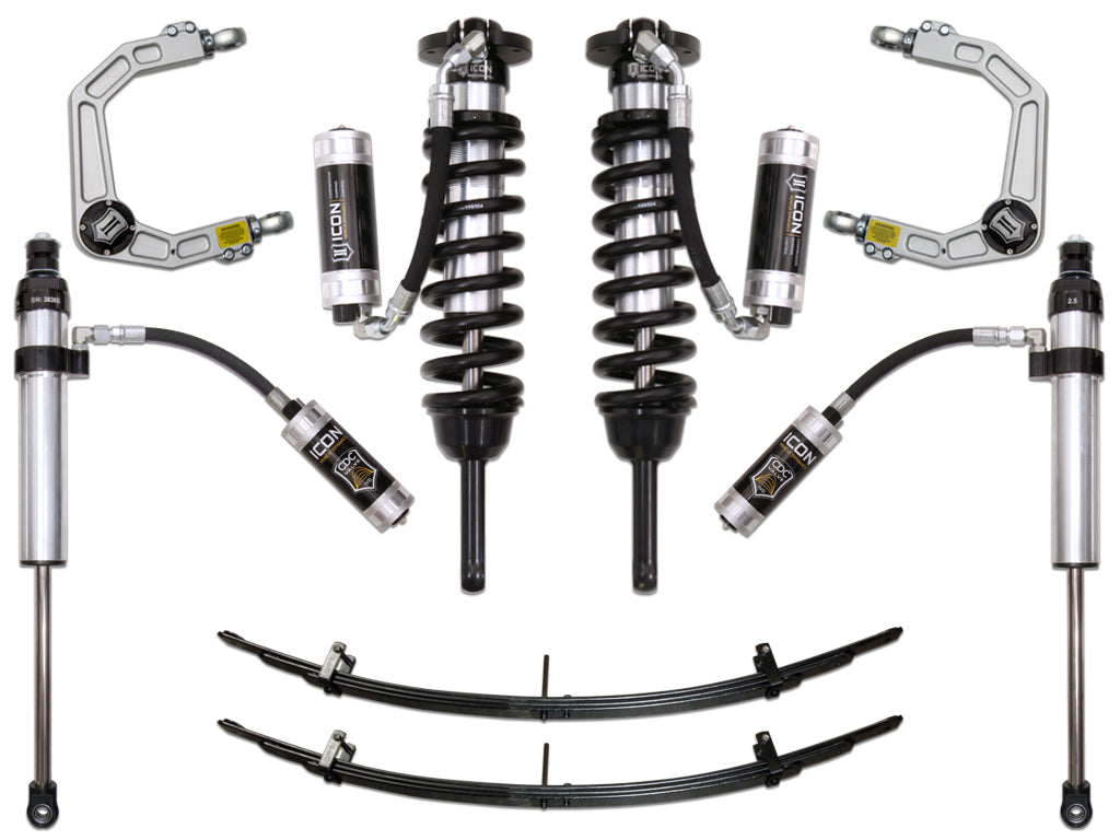 ICON 2005-2015 Toyota Tacoma 0-3.5" Lift/2016-2023 Tacoma 0-2.75" Lift, Stage 6 Suspension System, Billet UCA k53006