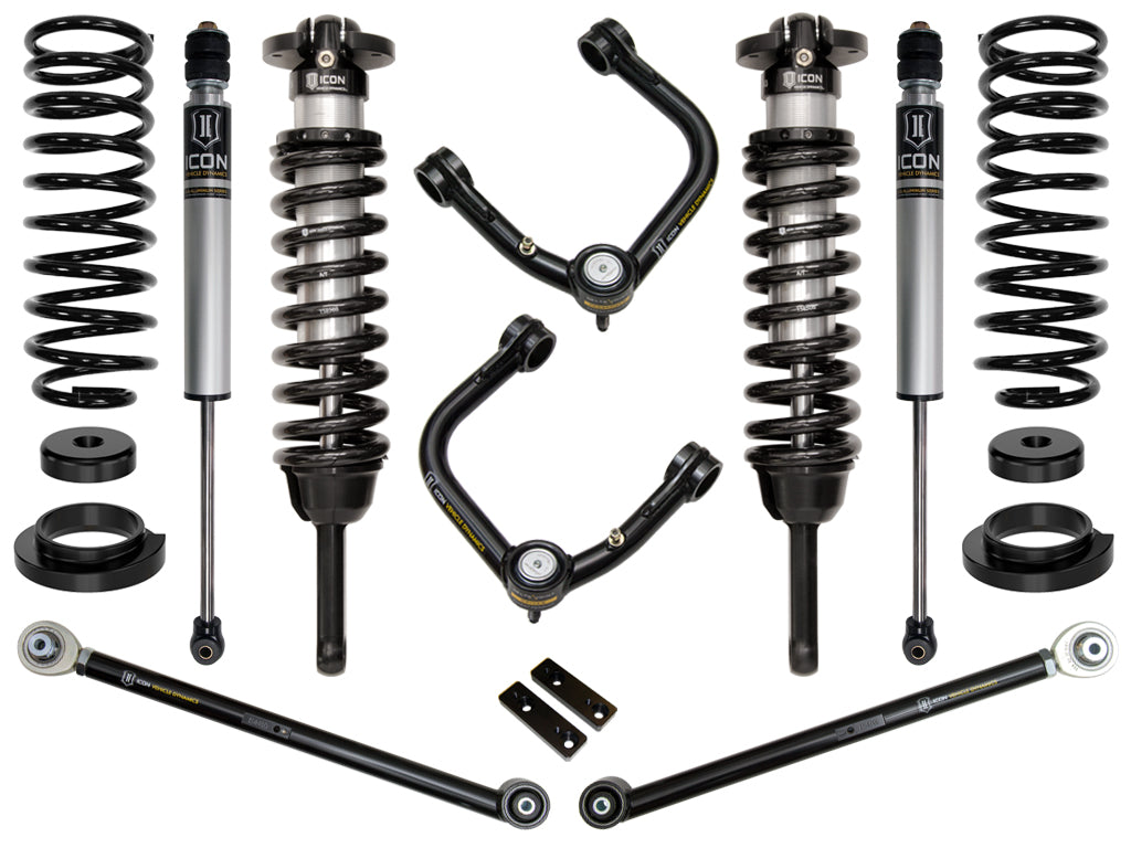 ICON 03-09 GX470 0-3.5" STAGE 3 SUSPENSION SYSTEM W TUBULAR UCA k53173t