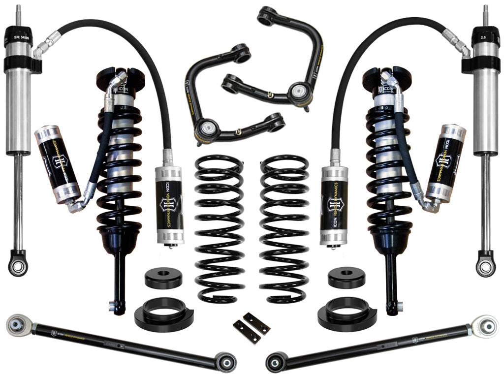 ICON 03-09 GX470 0-3.5" STAGE 5 SUSPENSION SYSTEM W TUBULAR UCA k53175t