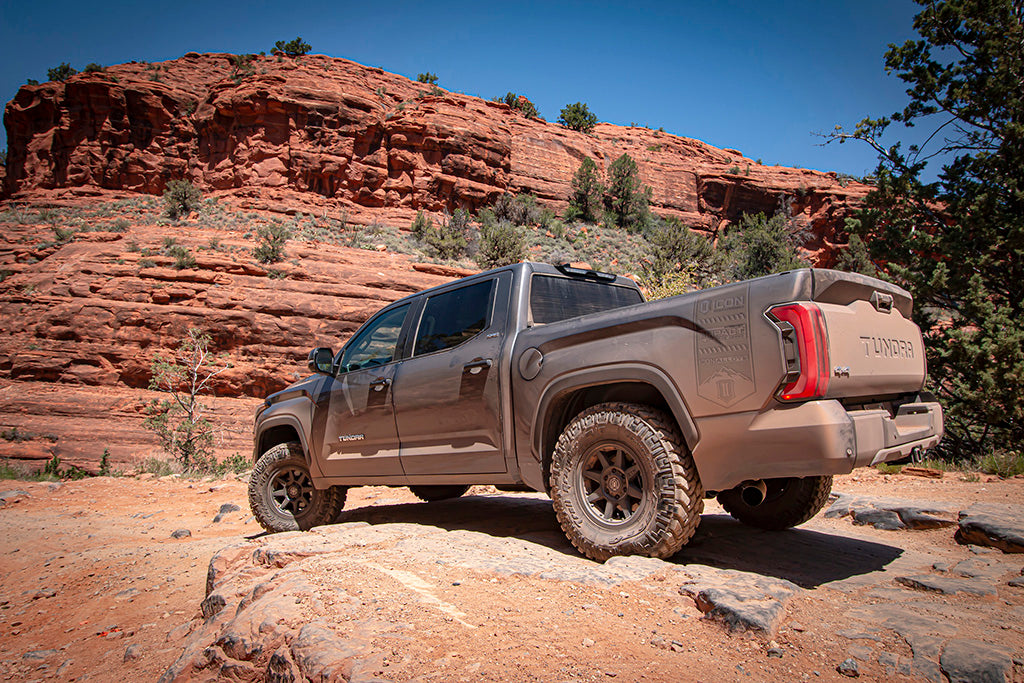 ICON 2022-2025 Toyota Tundra, 2-3" Lift, Stage 2, 2.5 EXP Suspension System, Tubular k53192t