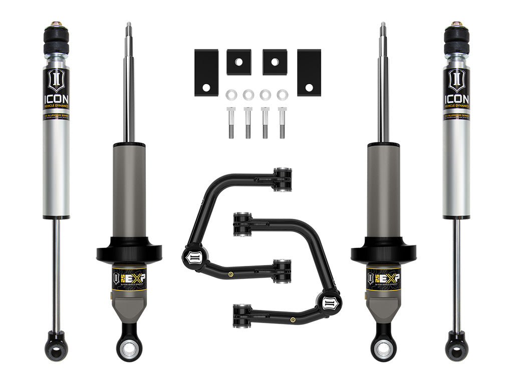 ICON 2022-2025 Toyota Tundra, 2-3" Lift, Stage 2, 2.5 EXP Suspension System, Tubular k53192t