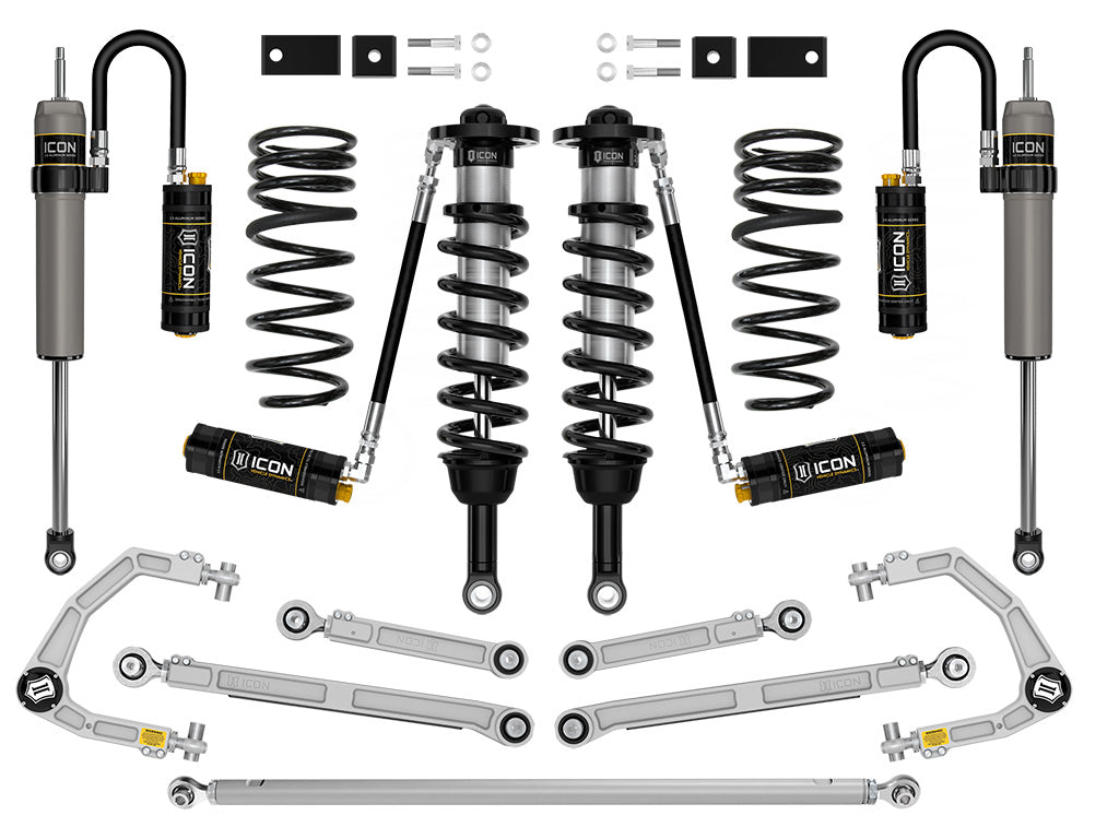 ICON 2022-2025 Toyota Tundra, 1.25-3.5" Lift, Stage 11 (TRD), 2.5 Suspension System, Billet k53201s