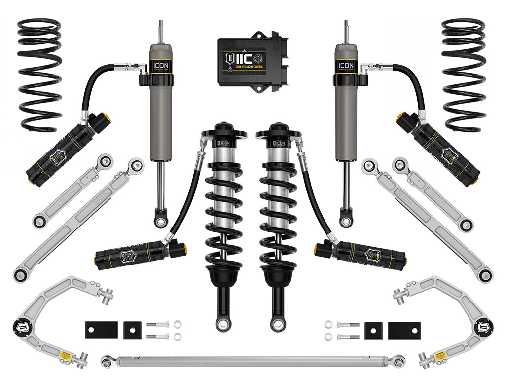 ICON 2022-2025 Toyota Tundra, 1.25-3.5" Lift, Stage 14 (TRD), 2.5 Suspension System, Billet k53204s