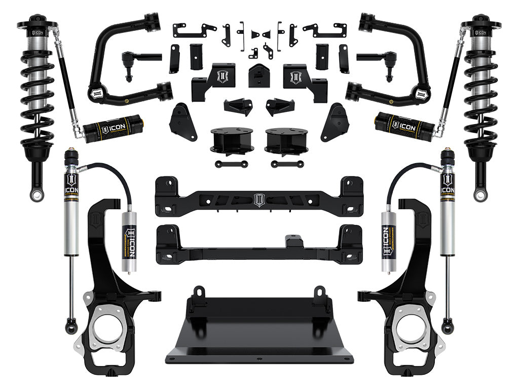 ICON 2022-2024 Toyota Tundra, 6" Lift, Stage 3 Suspension System, Tubular k53273t