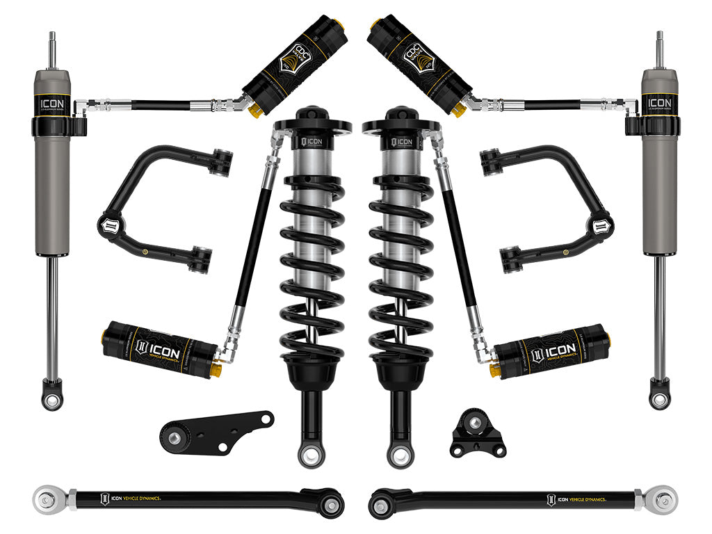 ICON 2024-2025 Toyota Tacoma 1.25-3" Lift, Stage 8 Suspension System, Tubular k53298t