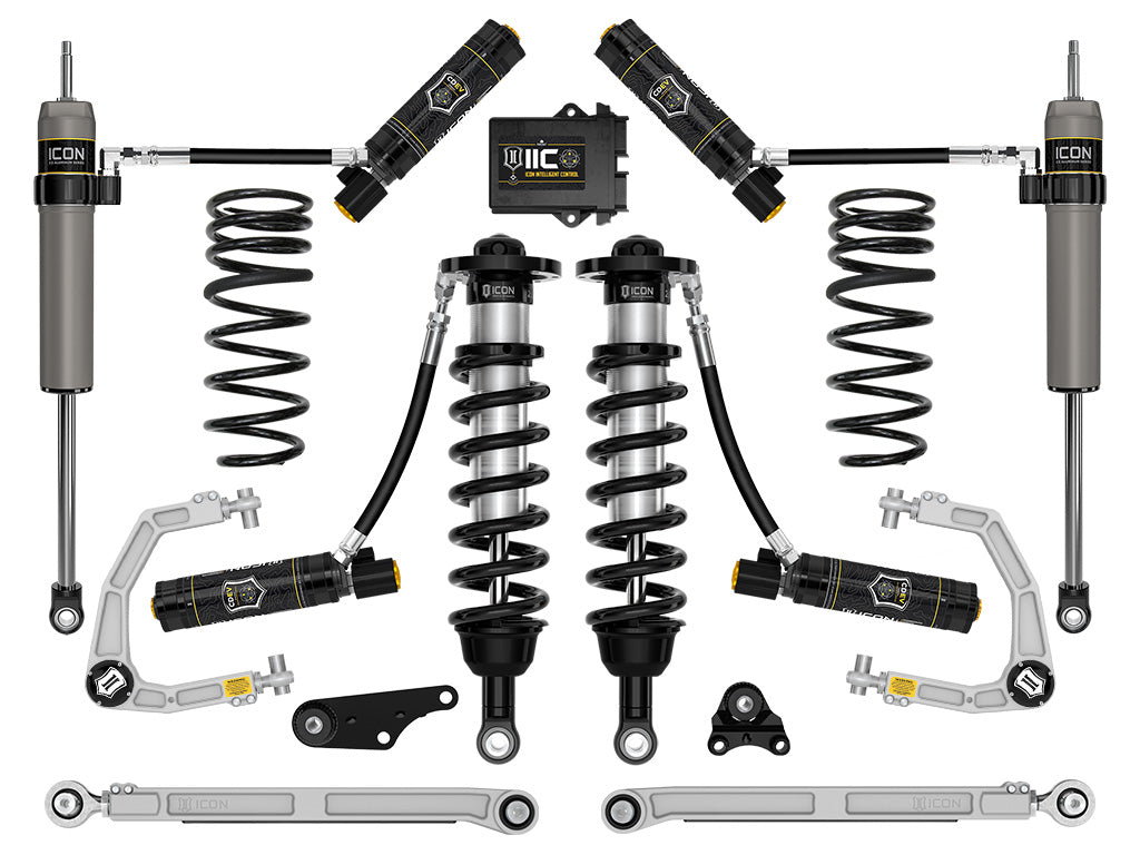 ICON 2024-2025 Toyota Tacoma 1.25-3" Lift, Stage 10 Suspension System, Billet, Overland Rear Springs k53300x