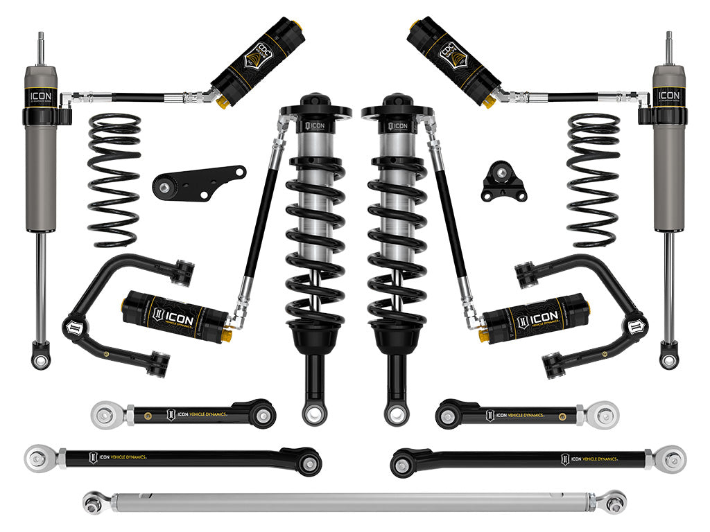 ICON 2024-2025 Toyota Tacoma 1.25-3" Lift, Stage 11 Suspension System, Tubular k53301t