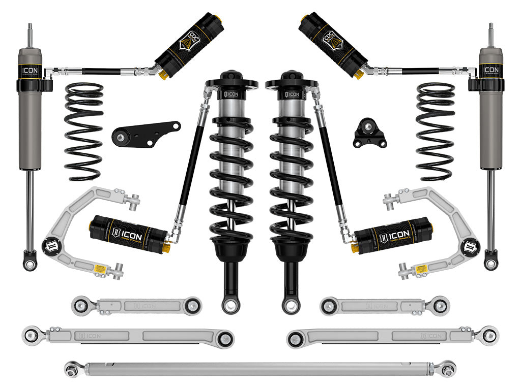 ICON 2024-2025 Toyota Tacoma 1.25-3" Lift, Stage 11 Suspension System, Billet, Overland Rear Springs k53301x