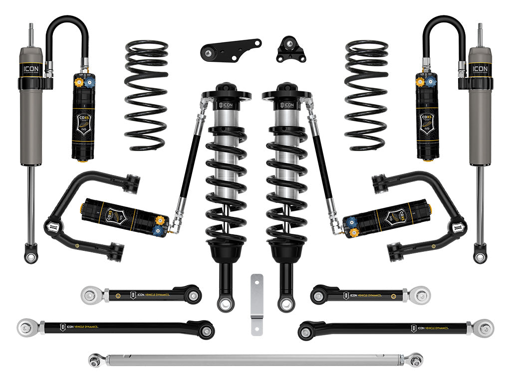 ICON 2024 Toyota Land Cruiser 250 Series, 1.25-3" Lift, Stage 9 Suspension System, CDXS, Tubular K53369TD