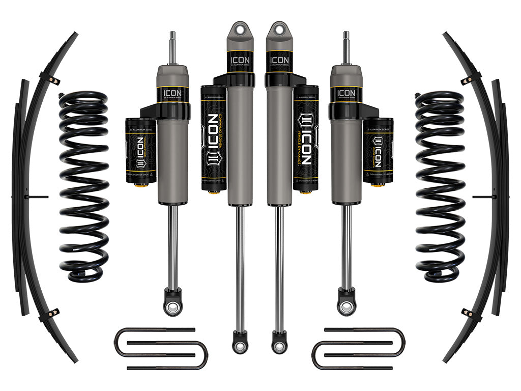 ICON 2017-2019 Ford F-250/F-350 4WD Diesel, 2.5" Lift, Stage 2 Suspension System w/ Expansion Packs K62512L