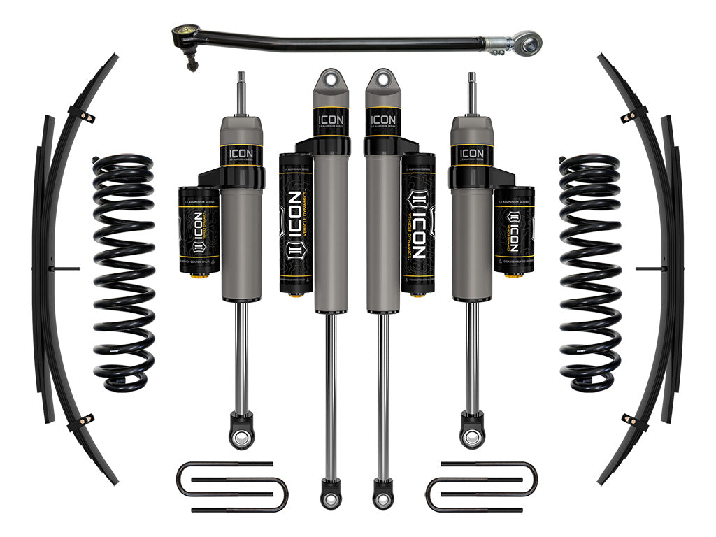 ICON 2020-2022 Ford F-250/F-350 Super Duty 4WD Diesel, 2.5" Lift, Stage 3 Suspension System w/ Expansion Packs K62523L