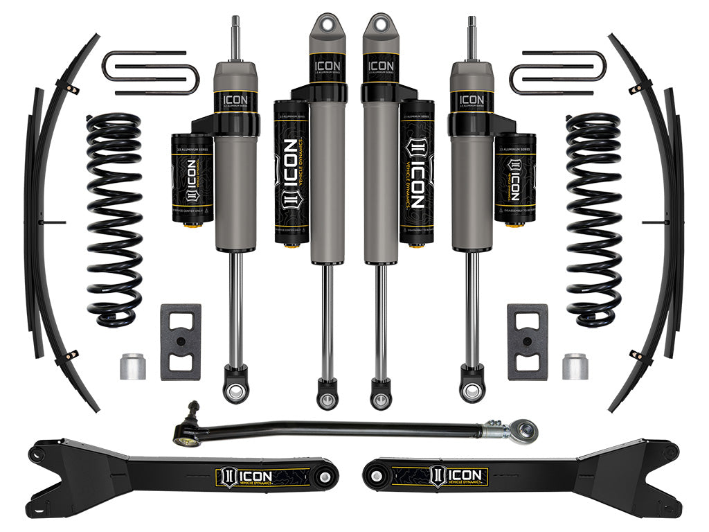 ICON 2023 Ford F-250/F-350 Super Duty 4WD Diesel, 2.5" Lift, Stage 3 Suspension System w/ Radius Arms and Expansion Packs k62563rl