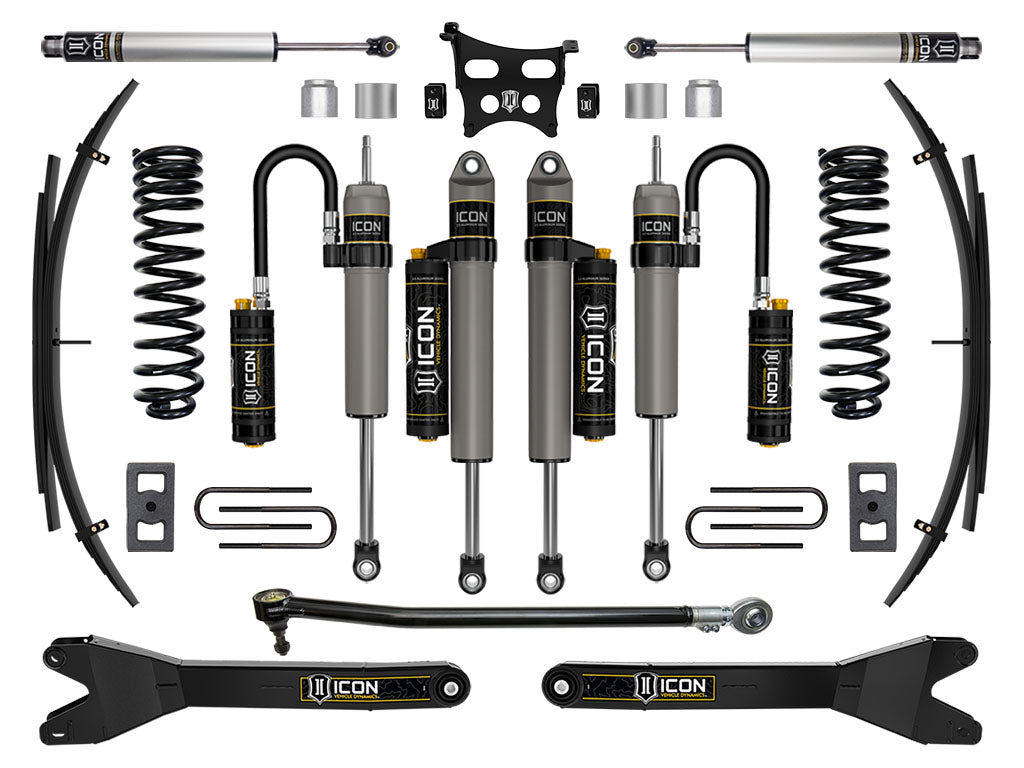 ICON 2023 Ford F-250/F-350 Super Duty 4WD Diesel, 2.5" Lift, Stage 5 Suspension System w/ Radius Arms and Expansion Packs K62565RL
