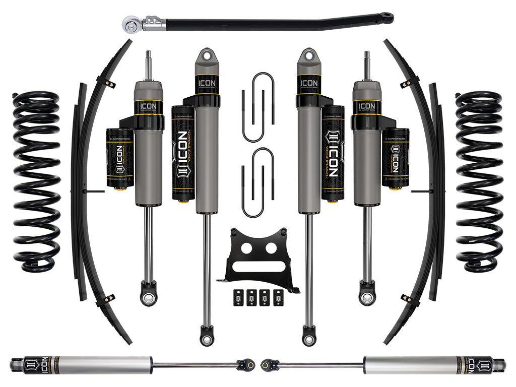 ICON 2008-2010 Ford F-250/F-350 Super Duty 4WD Diesel, 2.5" Lift, Stage 4 Suspension System w/ Expansion Packs K62574