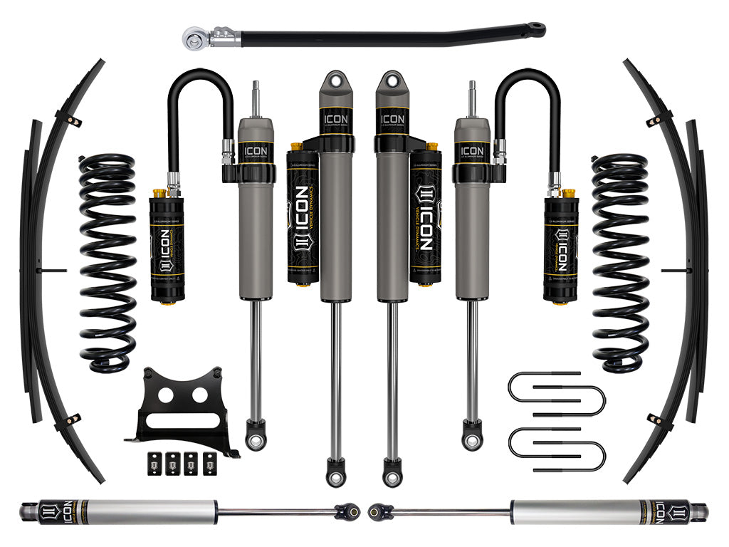 ICON 2008-2010 Ford F-250/F-350 Super Duty 4WD Diesel, 2.5" Lift, Stage 5 Suspension System w/ Expansion Packs K62575