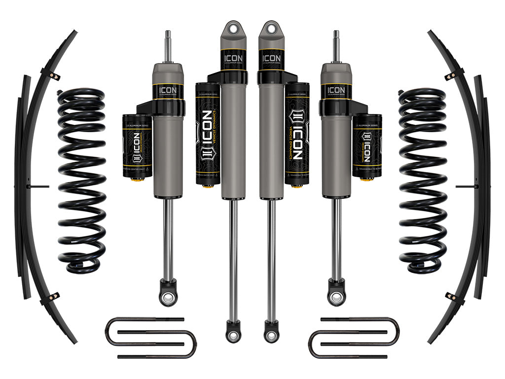 ICON 2011-2016 Ford F-250/F-350 Super Duty 4WD Diesel, 2.5" Lift, Stage 3 Suspension System w/ Expansion Packs K62583