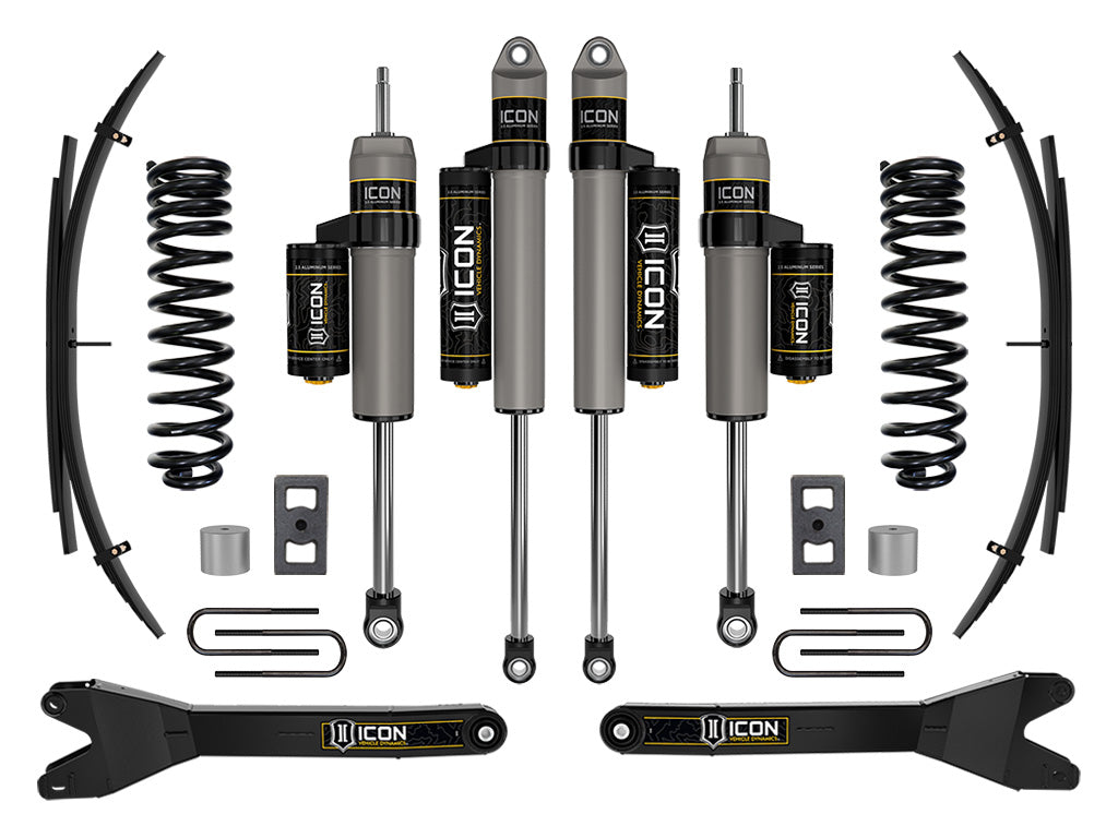 ICON 2023 Ford F-250/F-350 Super Duty 4WD Gas, 2.5" Lift, Stage 2 Suspension System w/ Radius Arms and Expansion Packs K62592RL