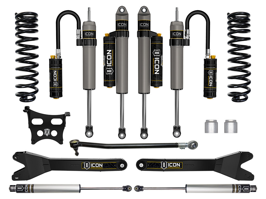 ICON 2023 Ford F-250/F-350 Super Duty 4WD Gas, 2.5" Lift, Stage 5 Suspension System w/ Radius Arms K62595R