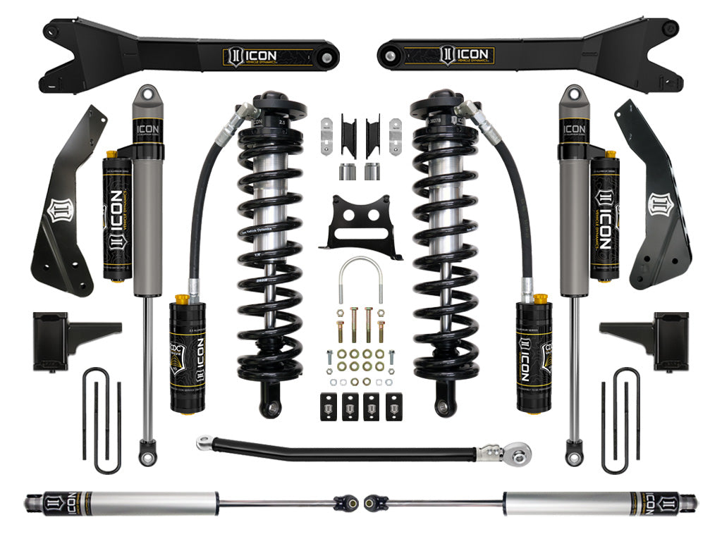 ICON 11-16 FORD F250/F350 4-5.5" STAGE 5 COILOVER CONVERSION SYSTEM W RADIUS ARM K63135R