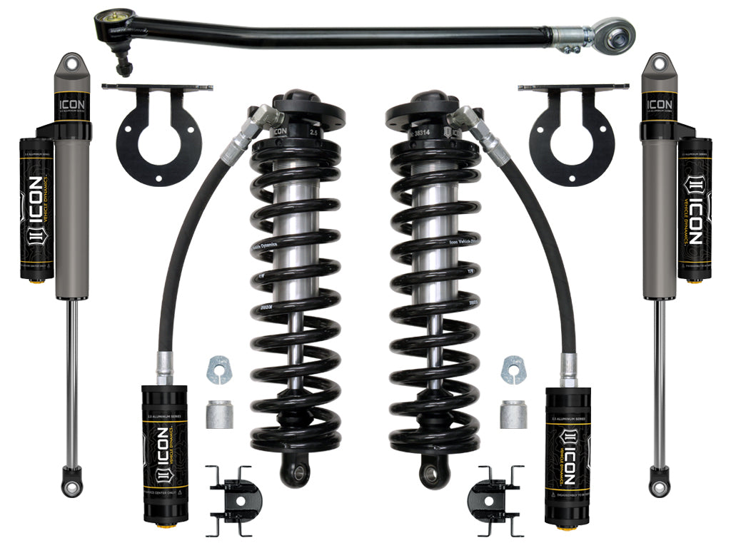 ICON 2017-2023 Ford F-250/F-350 Super Duty 4WD, 2.5-3" Lift, Stage 3 Coilover Conversion System k63143