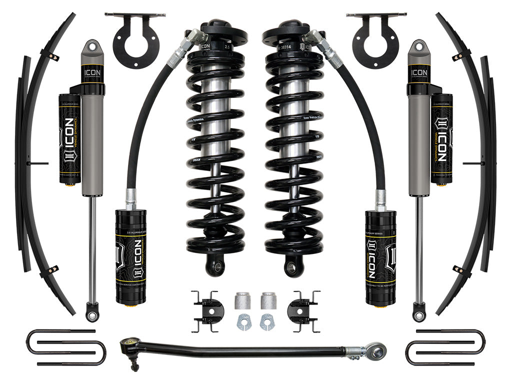 ICON 2017-2023 Ford F-250/F-350 Super Duty 4WD, 2.5-3" Lift, Stage 3 Coilover System w/ Expansion Packs k63143l