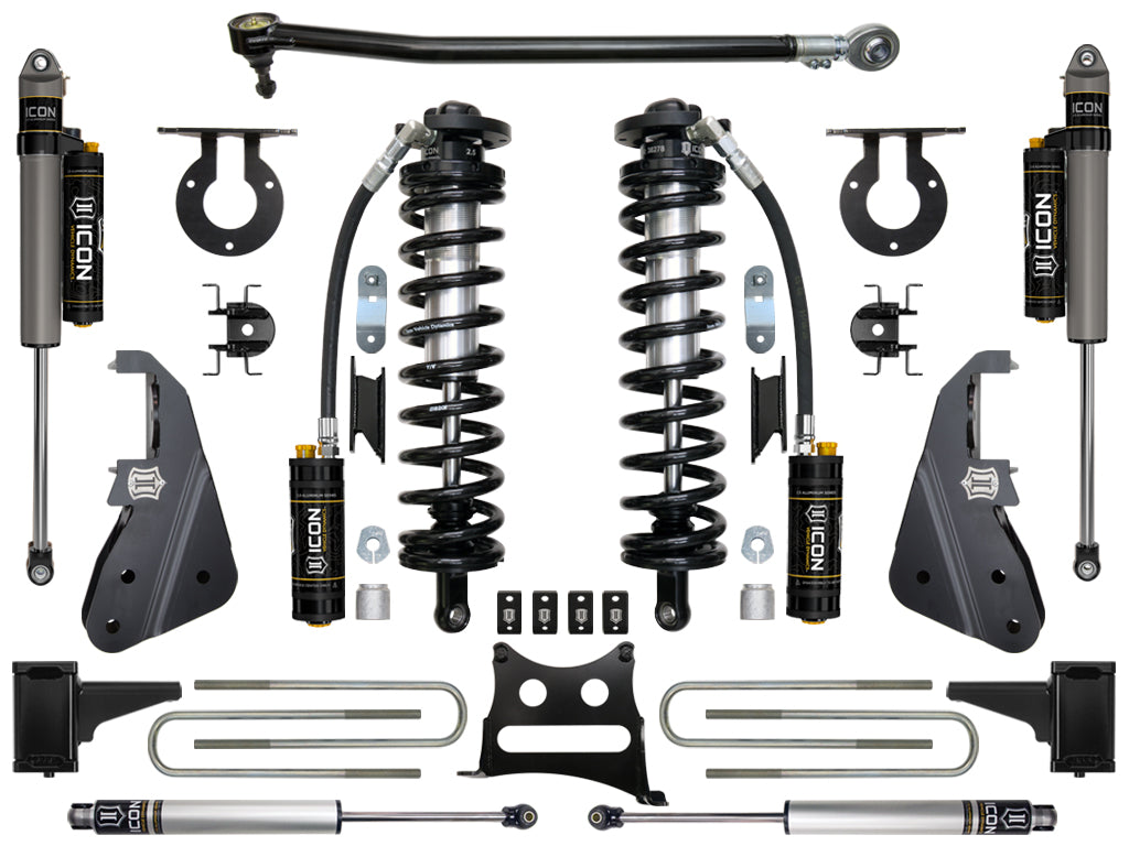 ICON 2017-2022 Ford F250/F350, 4-5.5" Lift, Stage 4 Suspension System k63154
